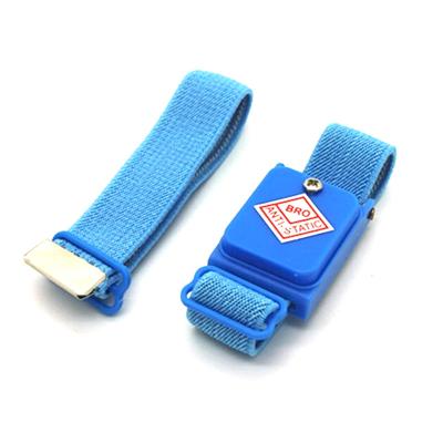 China Labor Protection/EPA/Lap/Cleanroom ESD Anti-Static Wrist Strap Elastic Adjustable Fondant Wristband for sale