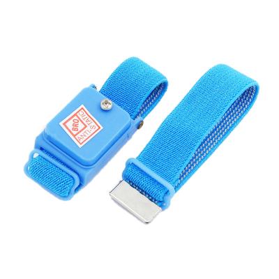 China BEST New ESD Wrist Strap Non-wireless Blue Anti-Static Antistatic Band Electrostatic Wristband for sale