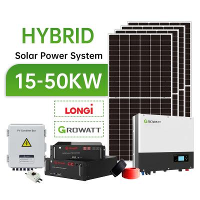 China Sungift Home Design 5kw 10kw 15kw 20kw 30kw 40kw 50kw Free Hybrid Solar Off Grid Hybrid Solar Power System With Lithium Battery for sale