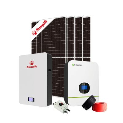 China 10kw Home Solar Power System 10 Kw Hybrid Solar Energy Storage Battery System For Germany for sale