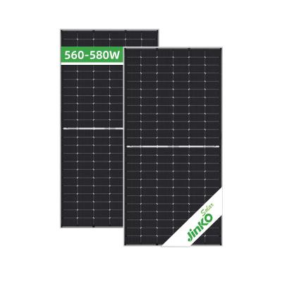 China 1Brand Half Array Solar Panel 560W 565W 570W jinko Solar Panel Monocrystalline Bifacial FotovoltaicPanel 182mmx182mm Cell for sale