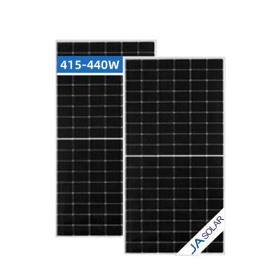 China MBB Mono Solar PV Modules 415W 420W 425W 430W 435W 440W Tier 1 Ja Solar Photovoltaic Panel 182mmx182mm for sale