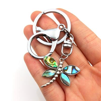 China Good Quality Two Metal Circle Lobster Clasp Key Chain Ring Connector Pendant Charm Finding with Dragonfly/Dolphin DIY Chain Accessory for sale