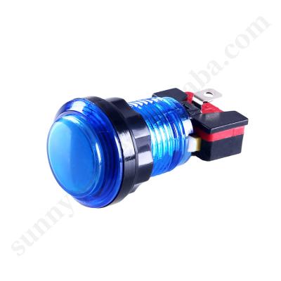 China Wholesale Plastic Arcade Game Parts 33mm Led Illuminated Switch Arcade Machine Push Buttons for sale