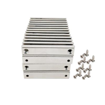 China Wholesale Customized Industrial Magnet Allmagnet Neodymium Block Channel Super Strong Magnet For Mounting Rack for sale