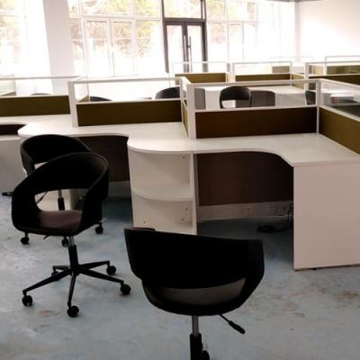 China Canton 2019 good quality modern office desk office staff for sale