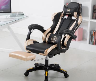 China (Size) Modern Design Adjustable Gaming Leather Chair Computer Home Seat Chair Can Lie WCG Gaming Internet Cafe Competition for sale