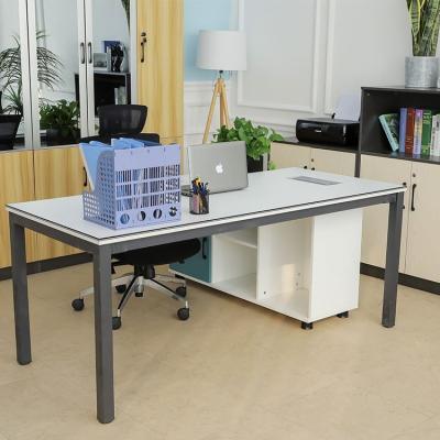 China Good quanlity luxury office furniture wholesale modern study desk L shape workstation executive desk for sale