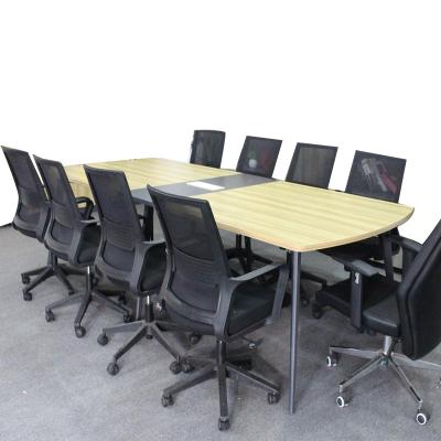 China 2021 Convertible Top Selling High Quality Products Office Quality China Oval Wood Polished Conference Table for sale