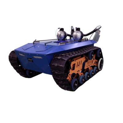 China Public Areas Automatic Intelligent Robot Spraying Truck Crawler Spraying Vehicle for sale