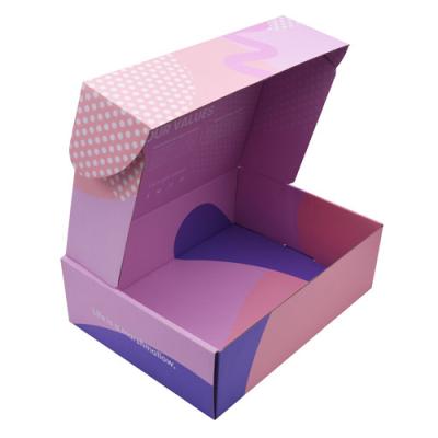 China Professional waterproof foldadble hair care product packaging materials box recycled shipping corrugated paper box for men's clothing for sale