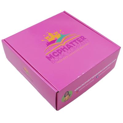 China Matt Mailer Shipping Box Materials Box Recycled Custom Corrugated Hair Styling Shoes Hair Packaging Paper Gift Box Costom With Printing for sale