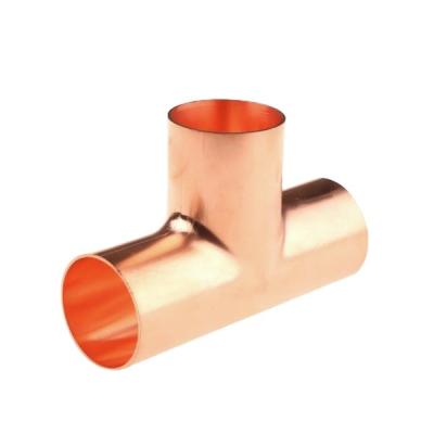 China Industrial Equal Tee Solder Common Copper Fittings for sale