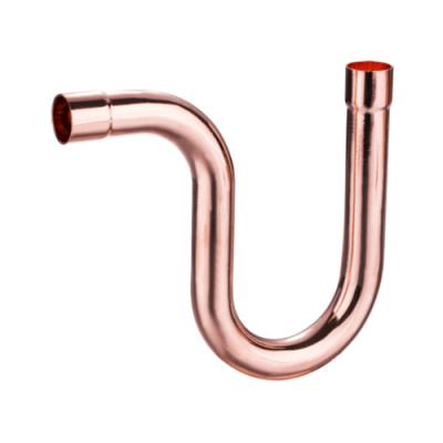 China Home Suction Pipe Common Copper P-traps CxC Solder Fittings for sale