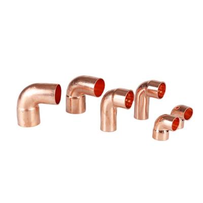 China Wholesale 15mm 22mm home elbow plumbing copperfit pipe fittings for sale