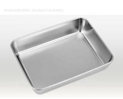 China Sustainable Serving Towel Of Stainless Steel Trays And Multifunctional Trays for sale