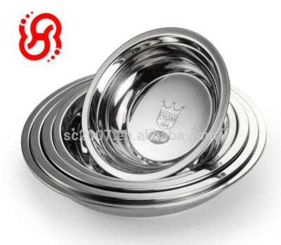 China Sustainable Stainless Steel 18 10 16 Dish Dish Dinnerware Korean Cookware - Diameter 26 Cm Set for sale