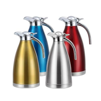 China Household Thermal Stocked Stainless Steel Vacuum Water Bottle / Coffee Pot for sale