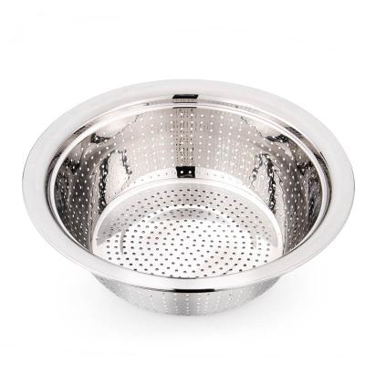 China Sustainable Stainless Steel Kitchen Sieve Round Shape For Sieve Metal Sand Cheap Price Cooking for sale