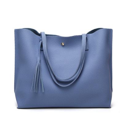 China Fashion Ladies \ PU Lady Fashion Leather Tote Bags Low MOQ Guangzhou Woman Handbag Wholesale Comfortable \ Durable OEM Handbag for sale