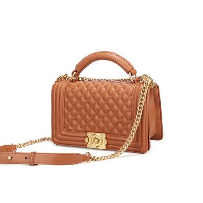 China Latest Fashion Designer Handbag Fall &Winter Waterproof Ladies Purses 2021 Luxury Quilted PU Woman Handbags for sale