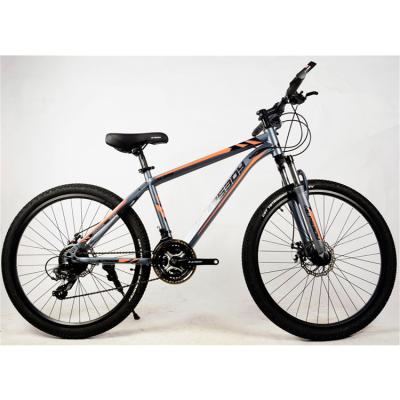 China China Manufacturer High Carbon Steel 26 Inch Mountain Bike Sus Fork 24 Speed ​​Adult Road Bike Disc Brake for sale