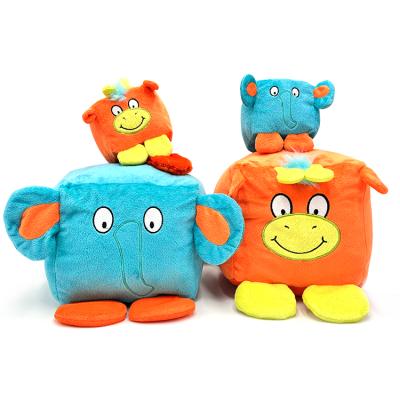 China Wholesale Viable Factory Supply Chew Dog Plush Toys Dog Squeaky Plush Toy Stress Reduction Toys For Dogs for sale