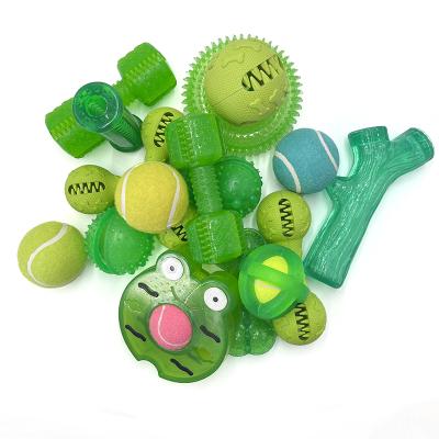 China 2021 Newly Designed Squeaky Dogs Viable Toy Various Shapes Chewing Rubber Dog Toy for sale