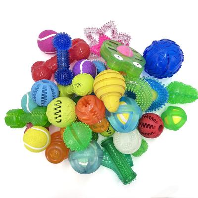 China Factory Viable Wholesale Customized Rubber Chew Toy Dog Toys Pack Rubber Pet Ball Toy for sale