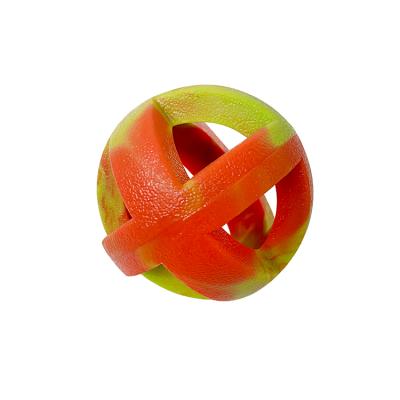 China 2021 Sustainable New Design Dog Chew Pet Squeeky Natural Rubber Dog Toy Oem for sale