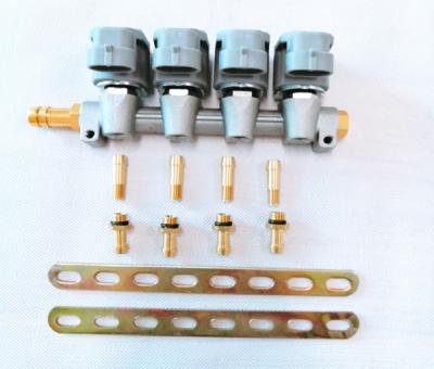 China Aluminum auto gas lpg kit tank lpg 4cyl injector rail for sale