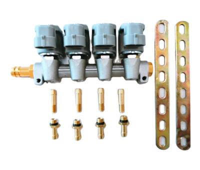 China Motorcycle lpg conversion kit autogas cng aluminum oem injector rail lpg cng for sale