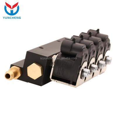 China YCI01007 2 Ohm 3 Ohm 4 Cylinder Lpg Cng Injector Aluminum Rail for sale