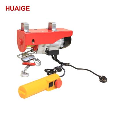 China Hotels HUAIGE PA1000A 500/1000kg 220/230V Mini AC Electric Cable Hoist Hoist for sale