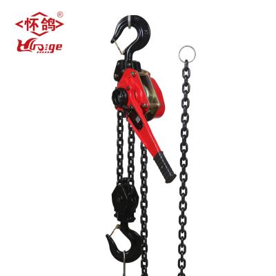 China Manual Lifting Chain Block Hoist 2 TON G80 Ratchet Lever Chain Hoist With Hook 1.5M Lift Chain Come Along for sale