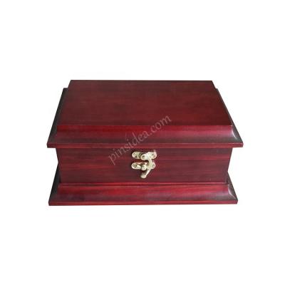 China Manufacturer Direct Selling Sustainable Solid Wood Painting Household Products Keepsake Storage Wooden Box for sale