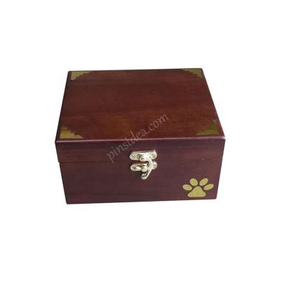 China Sustainable Environmental Protection Paint Household Keepsake Solid Wooden Small Storage Box for sale