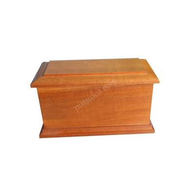 China European Style Funeral Cremation Supplies Wholesale Factory Customized Adult Dogs and Cats Traditional Solid Wood Urns for sale