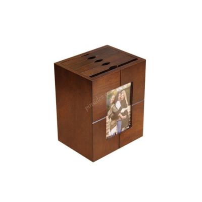 China New Solid Wood Walnut Wood Box Household Painting Products Storage Daily Classic/Postmodern Photo Album Storage for sale