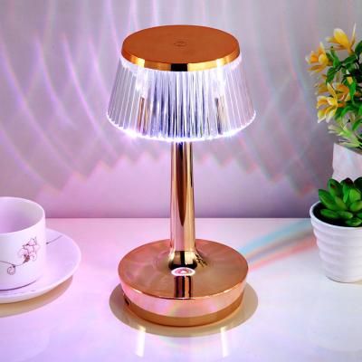 China Creative Dimmable Wholesale Lamp Lightings Decoration Atmosphere Modern USB Crystal USB Mushroom Table Lamp Night Light for sale