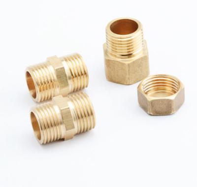 China Brass Bronze Metal CNC Threading Cutting Turning Parts 3 Axis 4 Axis 5 Axis for sale