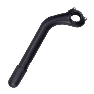 China Steel Alloy Bike Bicycle Components Black Sandblasting For 25.4 Bike Goose Stem for sale