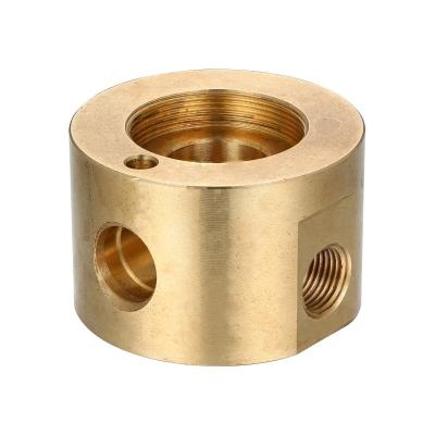 China CNC Brass Bronze Copper Machined Parts Conductivity 0.01mm Tolerance for sale