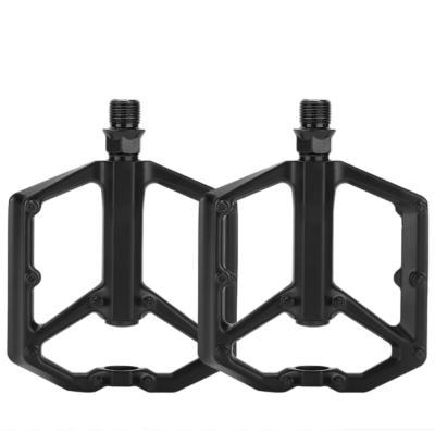 China Black Bike Bicycle Components Aluminum Bike Pedals Customized for sale