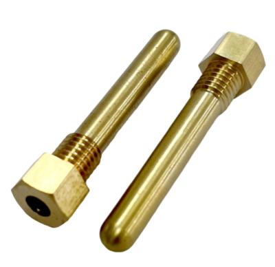 China Brass Bronze Alloy CNC Turning Services Custom CNC Threading Cutting Drilling Parts for sale