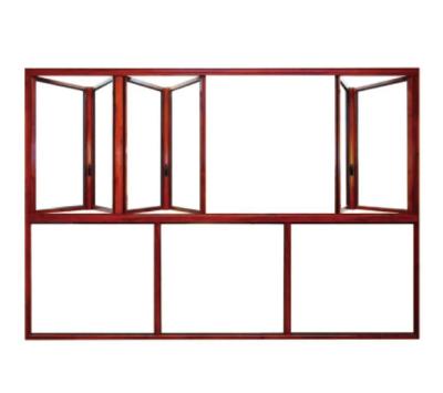 China Sliding Glass Wholesale Casement High Security Impact Aluminum Frame Windows for sale