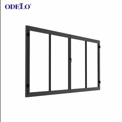 China China Factory Magnetic Screen Good Cost Performance Thermal Break Awning Aluminum Tempered Sliding Window for sale