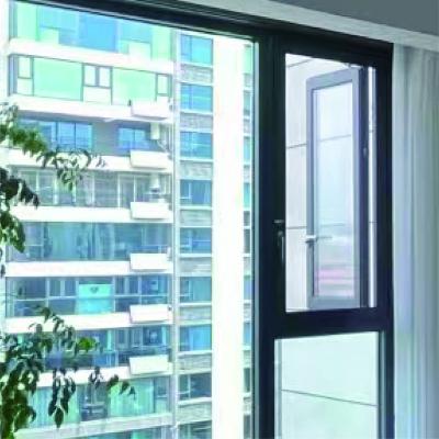 China Magnetic Screen Thermal Break Double Glazing Fiberglass Casement Windows for sale