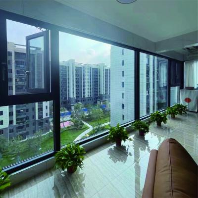 China Magnetic Screen Australia And US Standards Thermal Break Aluminum Casement Crank Windows for sale