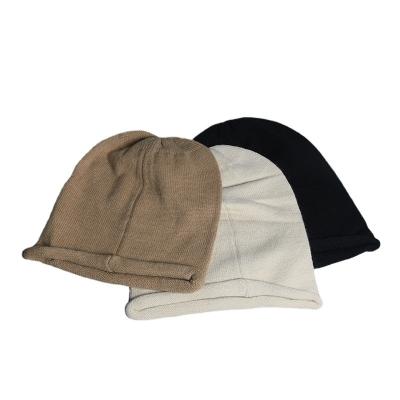 China COMMON Pile Hat Spring and Autumn Fashion Solid Color All-Match Men's and Women's Tide Knitted Hat for sale